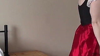 Naughty Red Wench Striptease