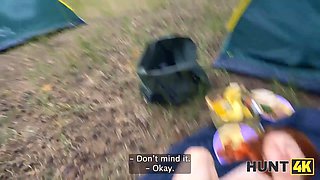 Hunt4k. horny dude found red haired tart in the forest and pounded her harshly