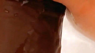 What Do Teenagers Usually Do in the Bathroom? Stretching My Tight Pussy with a Big Cock