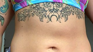 Close up amateur masturbating solo