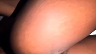Creamy Pussy Petite Ebony Takes Monster Cock