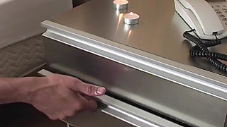 Blonde Kitchen Seduction - Naked Tease on the Counter