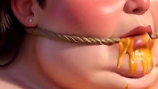 Pathetic Fat Slave Food Play Humiliation - Two Stunning Women