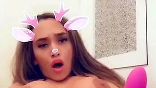 Hairy Pussy Webcam Girl with Big Boobs