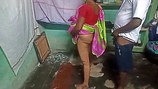 Desi Aunty Home Cleaning Sex with His House Owner