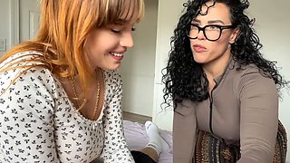 Threesome With Busty Babysitter and Step Sister ~ Honey Bunny BA ~ ~ Household Fantasy ~