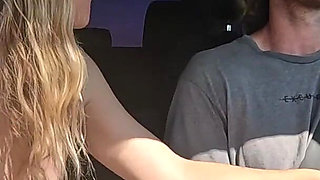 Sexy Blonde Swallows Cum After Road Head