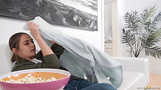 Sneaky Mid-Movie Fuck With Sofi Ryan, Jay Romero - Brazzers