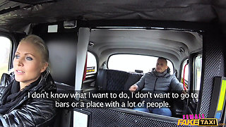 Female Fake Taxi - Lady Driver Sucks and Fucks Cock