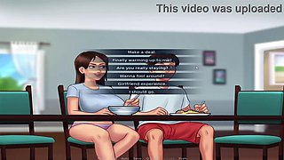 2 Buxomy mummies Pull One Successful Dude Into Their Naughtiest Palace Three-way Dream Hook-up