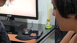 In Exchange for Not Paying My Big Ass Latina Secretary Overtime, I Seduce Her to the Point of Putting My Huge Cock in Her.