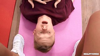 Sexy Fit Brunette Latina Personal Trainer Reyna DeLaCruz Indulged in Wild sex with her horny client