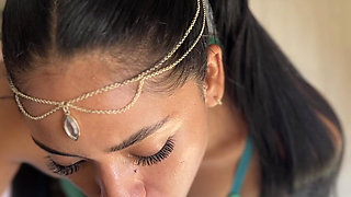 Indian Girl Gives Me a Delicious Blowjob