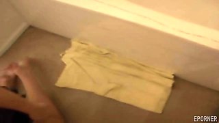 Amateur Christal Rose Performs Oral In Bathroom