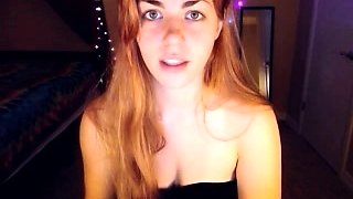 Lewd amateur brunette teen meg davis webcam masturbation