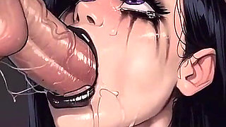 My New Girlfriend Taboo Hentai Game Ep.45 Goth Girl Friend Ruined Makeup From Extreme Deepthroat!