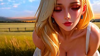 Daughter gets fucked deep in hay and cum on her country face