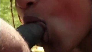 Young Black Girl Fucked Doggy Style And Cum On Tits By Monster Black Cock