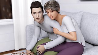 Step-mom anime milfs from Sunville get down and dirty