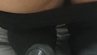 My wife seducing with high heels