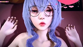 Anime Hentai - Beauty Lustful Young Girl - 3d Animation