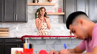 Stepmom enjoys the taboo thrill of having sex with stepson