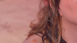 Messy Deepthroat Squirting Slut Gets Pissed on - Throat Fuck, Piss Play, Doggy & Facial Golden Shower