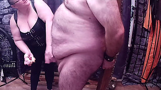 Domina and Booboo with a Doughnut and a Homemade!