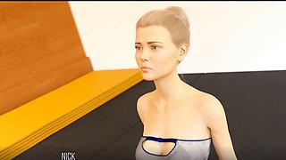 Misskitty2k shows off camel toe in this university-themed animation