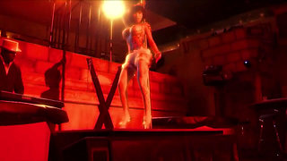 Hot stripper with huge boobs satisfies customer with a good fuck