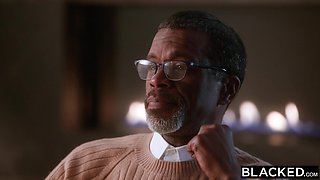 BLACKED Intercourse-Crazed Huge-chested Platinum-blonde Blake Rosebud Shares A BIG BLACK COCK With Super-sexy Cutie Ameena Green