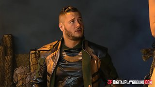 Danny Mountain's Wild Blonde Passion Explodes in Cosplay Heat