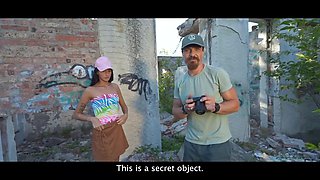 Hunt4k. crazy russian hooker doesn\u2019t care about her boyfriend and fucked a stranger in public