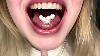 Shye White Pearl Countess Swallowing Fantasy