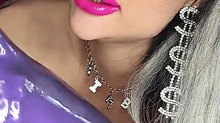 Handjob in Different Latex Gloves and Lipjob From a Sexy Bimbo