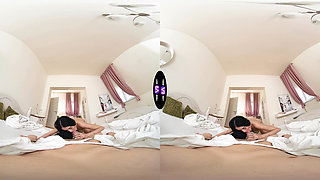 Spa Beauty Ara Mix Takes Facial Then Drags Him To The Pool - TmwVRnet