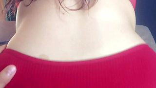 I Can't Fuck My Stepbrother, but I Can Make Him Cum on My Red Panties