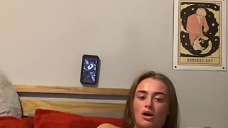 Big ass horny slut dripping over fingers soft moan turns to scream