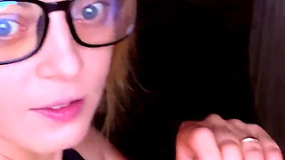Horny MILF Fucks the Delivery Guy and Films Herself