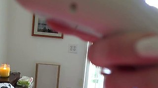 Wet and messy amateur blowjob and handjob