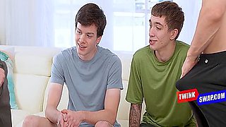 Stepdads Strength Test Becomes Horny Quest With Jacob King, Ethan Sinns And Eddie Patrick