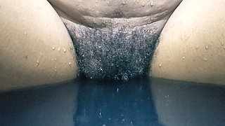 Hot Wife Big Pussy Close up in Ocean Waves, Standing up Homemade Sex Carrying
