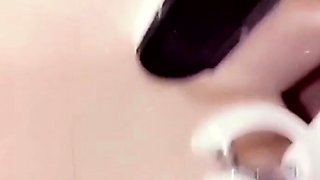 Truck Stop Blowjob - She Takes My Big Cock in the Bathroom