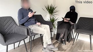 Caught Masturbating in a Hospital! A Stunning Muslim Stranger Catches Me Jerking Off and Assists with a Sperm Sample.