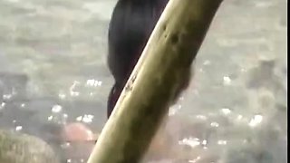 Amateur girls voyeur copulating in public place