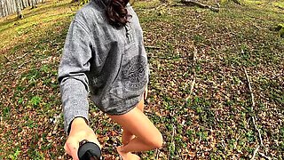 Amateur Teen Kadavak Naked in Woods Outdoor Public Nudity 4K