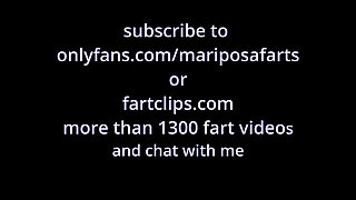 Rubbing my Asshole with my Thong - Fart Fetish