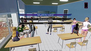 Ebony Teen Blows Fat White Loser-bound by Lust #5- Gameplay