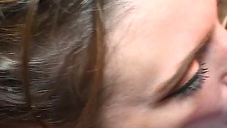 Girlfriend Takes Creampie Cleans Cock and Sucks a Friend