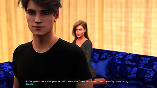 Taboo Stepmom Jerks Stepson for His Health - Measuring My Cum Porn Game Gameplay #1